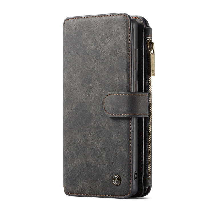 For Samsung Galaxy S22 Ultra 5G CaseMe-007 Detachable Multifunctional Leather Phone Case(Black) - free shipping - PMC Jewellery - Order now!