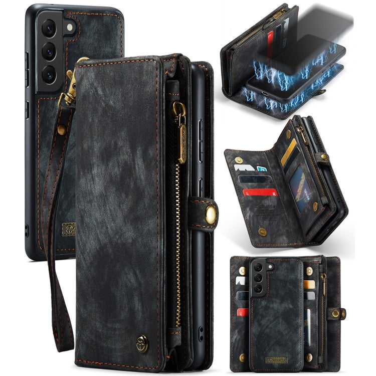 For Samsung Galaxy S22 5G CaseMe-008 Detachable Multifunctional Horizontal Flip Leather Case(Black) - Galaxy S22 5G Cases by CaseMe | Online Shopping South Africa | PMC TechLife | Buy Now Pay Later Mobicred