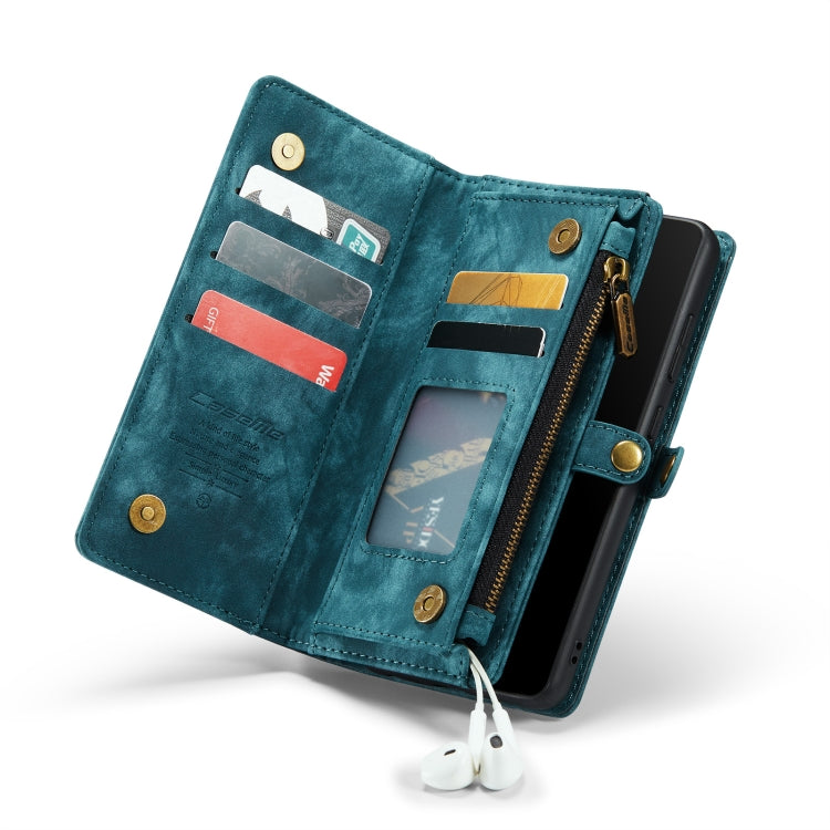 For Samsung Galaxy S22 5G CaseMe-008 Detachable Multifunctional Horizontal Flip Leather Case(Green) - free shipping - PMC Jewellery - Order now!