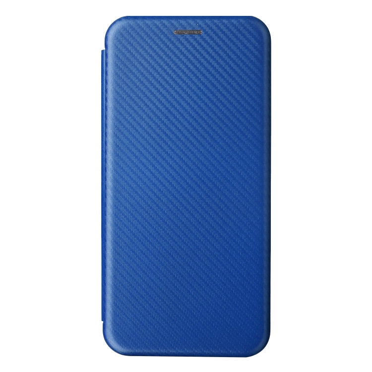 For Blackview A55 Carbon Fiber Texture Horizontal Flip PU Phone Case(Blue) - More Brand by PMC Jewellery | Online Shopping South Africa | PMC Jewellery | Buy Now Pay Later Mobicred