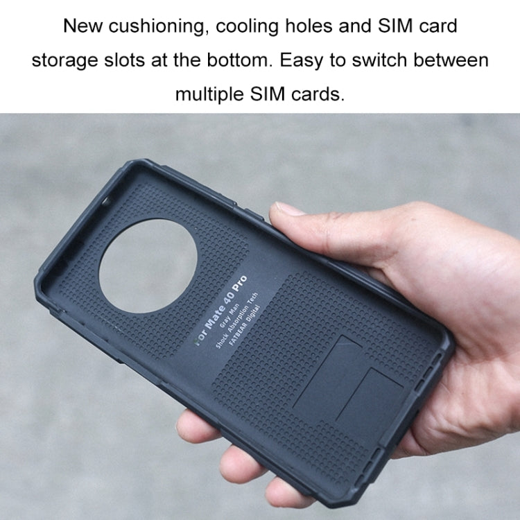 For Huawei Mate 40 / Mate 40E FATBEAR Graphene Cooling Shockproof Case(Black) - free shipping - PMC TechLife - Order now!
