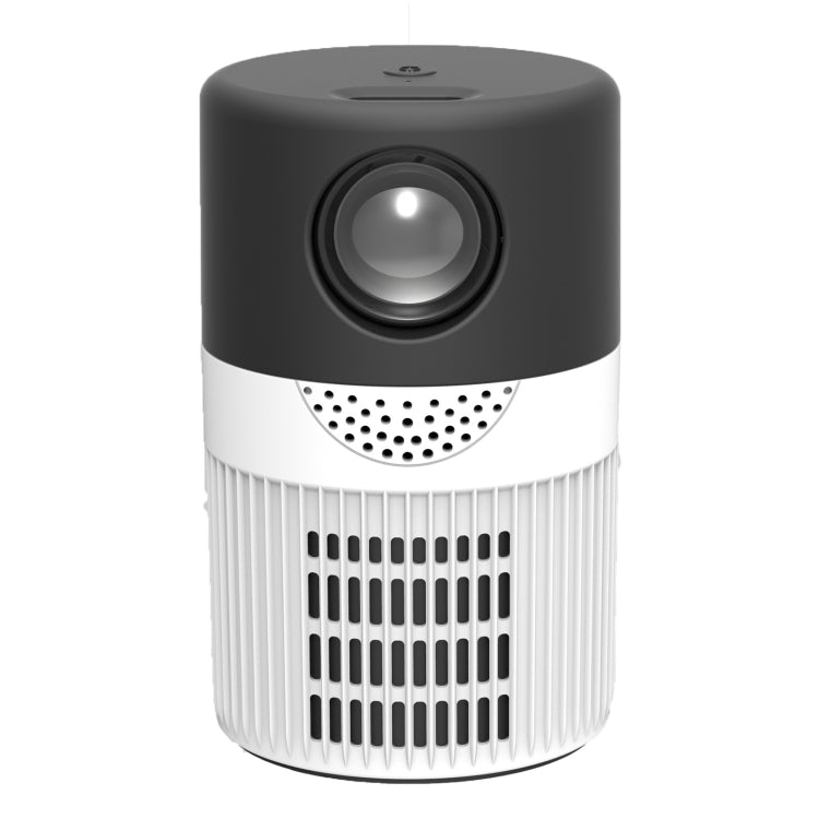 T400 100 inch Screen 3000 Lumens LED Mini Projector, Plug Type:EU Plug(Black White) - Mini Projector by PMC TechLife | Online Shopping South Africa | PMC TechLife | Buy Now Pay Later Mobicred