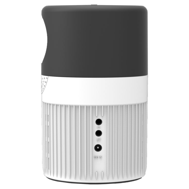 T400 100 inch Screen 3000 Lumens LED Mini Projector, Plug Type:EU Plug(Black White) - Mini Projector by PMC TechLife | Online Shopping South Africa | PMC TechLife | Buy Now Pay Later Mobicred