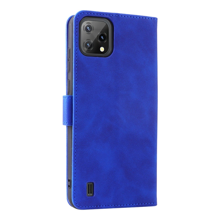 For Blackview A55 Skin Feel Magnetic Buckle Leather Phone Case(Blue) - More Brand by PMC Jewellery | Online Shopping South Africa | PMC Jewellery | Buy Now Pay Later Mobicred