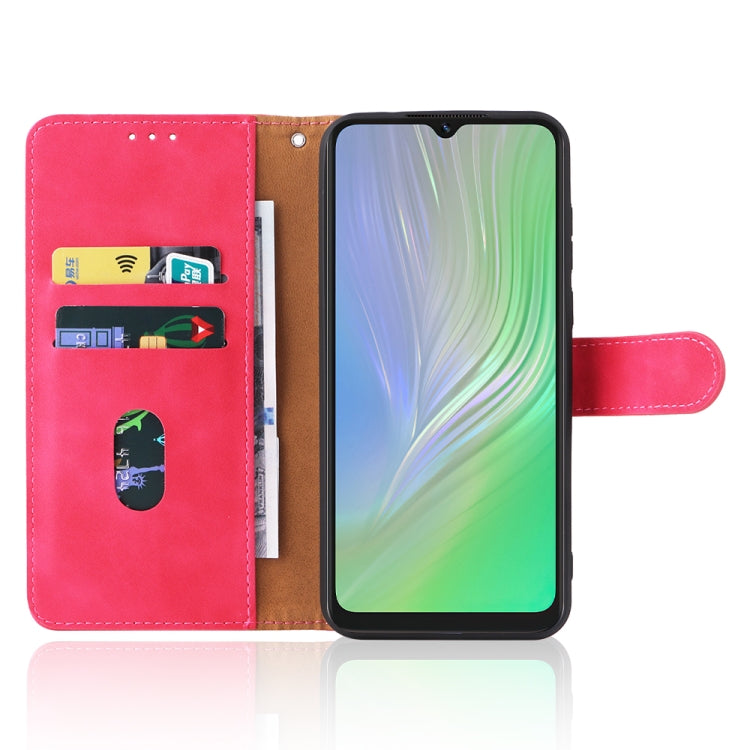 For Blackview A55 Skin Feel Magnetic Buckle Leather Phone Case(Rose Red) - More Brand by PMC Jewellery | Online Shopping South Africa | PMC Jewellery | Buy Now Pay Later Mobicred