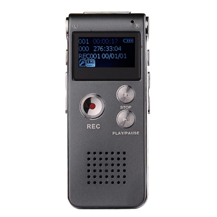 SK-012 16GB USB Dictaphone Digital Audio Voice Recorder with WAV MP3 Player VAR Function(Grey) - Other Style by PMC Jewellery | Online Shopping South Africa | PMC Jewellery | Buy Now Pay Later Mobicred