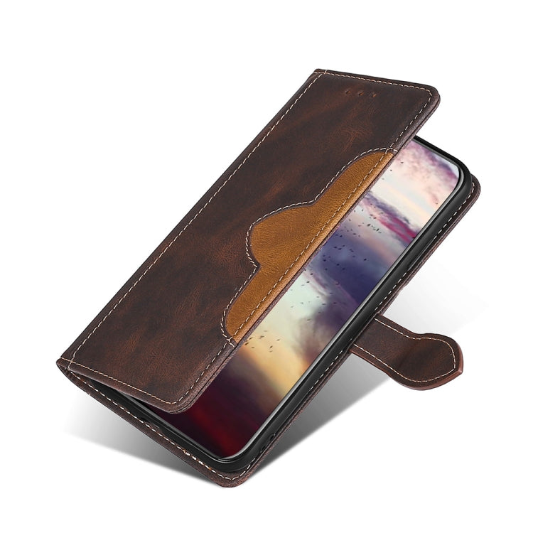 For Doogee X96 Pro Skin Feel Straw Hat Magnetic Buckle Leather Phone Case(Brown) - Doogee Cases by PMC Jewellery | Online Shopping South Africa | PMC Jewellery | Buy Now Pay Later Mobicred
