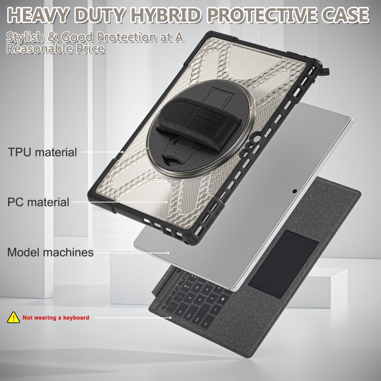 For MicroSoft Surface Pro 4 / 5 / 6 / 7 TPU + PC Tablet Case(Tea Color) - Others by PMC TechLife | Online Shopping South Africa | PMC TechLife | Buy Now Pay Later Mobicred