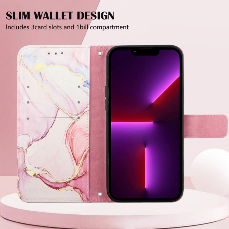 For Xiaomi Poco X3 NFC / X3 Pro / X3 PT003 Marble Pattern Flip Leather Phone Case(Rose Gold LS005) - Xiaomi Cases by PMC TechLife | Online Shopping South Africa | PMC TechLife