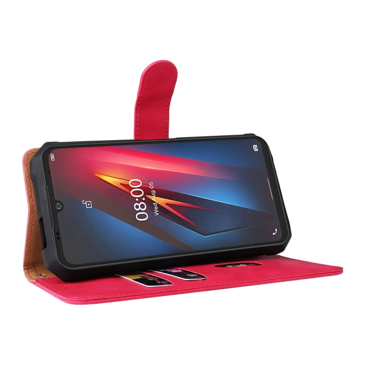 For Ulefone Armor 8 Skin Feel Magnetic Buckle Calf Texture Leather Phone Case(Rose Red) - Ulefone Cases by PMC Jewellery | Online Shopping South Africa | PMC Jewellery | Buy Now Pay Later Mobicred