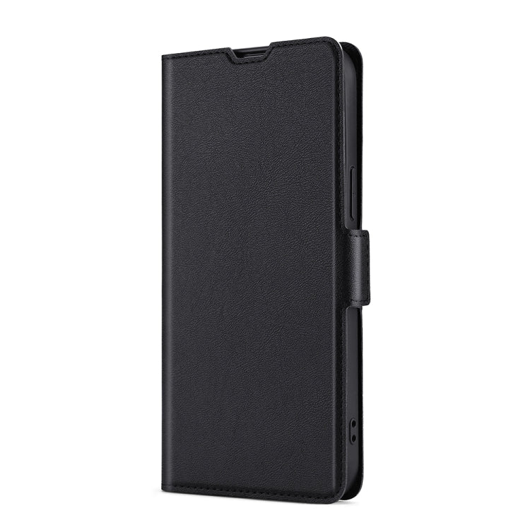 For Doogee X95 Ultra-thin Voltage Side Buckle PU + TPU Leather Phone Case(Black) - More Brand by PMC Jewellery | Online Shopping South Africa | PMC Jewellery | Buy Now Pay Later Mobicred