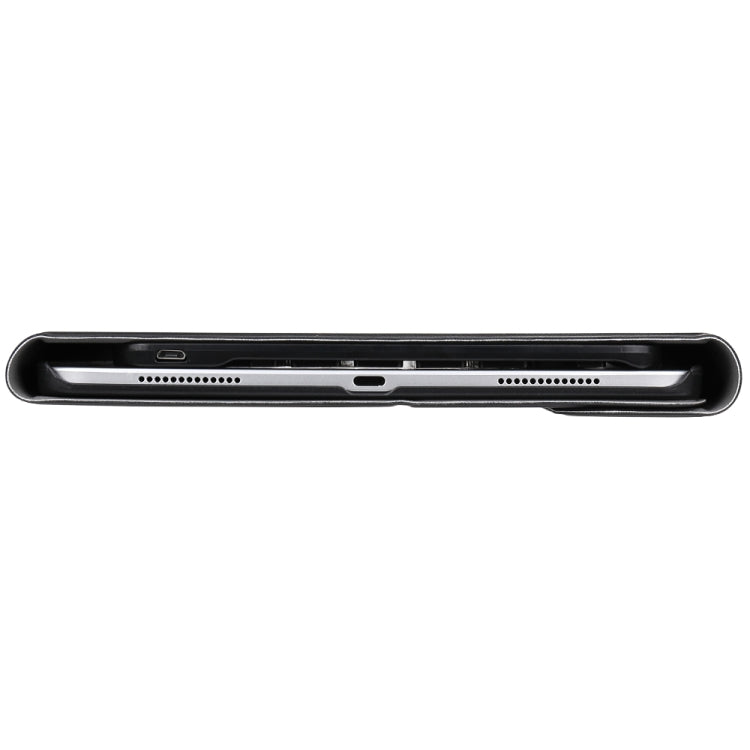 A11 Lambskin Texture Ultra-thin Bluetooth Keyboard Leather Case For iPad Air 2022 / Air 2020 10.9 & Pro 11 inch 2021 / 2020 / 2018(Black) - Universal by PMC TechLife | Online Shopping South Africa | PMC TechLife