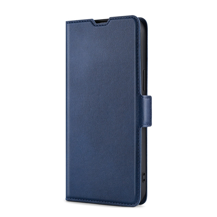 For Blackview A60 Ultra-thin Voltage Side Buckle PU + TPU Leather Phone Case(Blue) - More Brand by PMC Jewellery | Online Shopping South Africa | PMC Jewellery | Buy Now Pay Later Mobicred