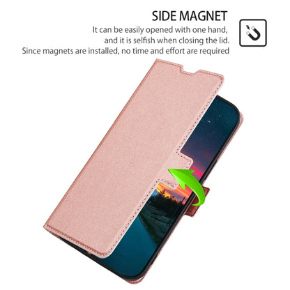 For Blackview A80 / A80S Ultra-thin Voltage Side Buckle PU + TPU Leather Phone Case(Rose Gold) - More Brand by PMC Jewellery | Online Shopping South Africa | PMC Jewellery | Buy Now Pay Later Mobicred