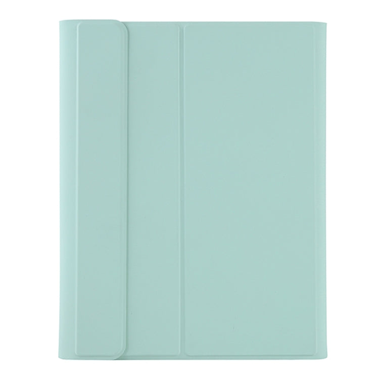 T098B Candy Color Skin Feel Texture Bluetooth Keyboard Leather Case with Pen Holder For iPad Air 11 2024 / 2025 / Air 4 10.9 2020 / Air 5 10.9 2022 (Light Green) - For iPad Air by PMC TechLife | Online Shopping South Africa | PMC TechLife | Buy Now Pay Later Mobicred