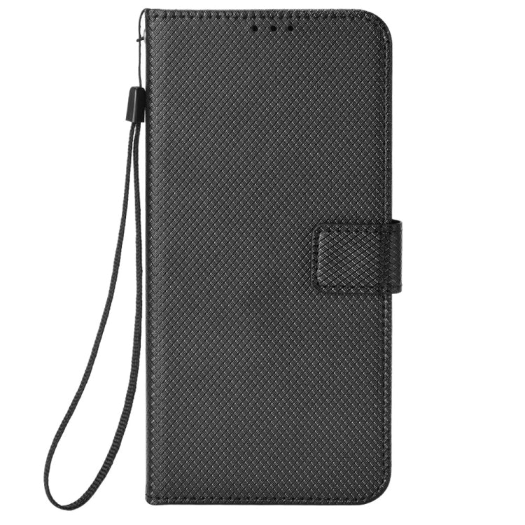 For Doogee S88 Pro / S88 Plus Diamond Texture Leather Phone Case(Black) - Doogee Cases by PMC Jewellery | Online Shopping South Africa | PMC Jewellery | Buy Now Pay Later Mobicred