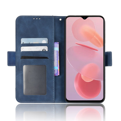 For Ulefone Note 12P Skin Feel Calf Pattern Leather Phone Case(Blue) - Ulefone Cases by PMC Jewellery | Online Shopping South Africa | PMC Jewellery | Buy Now Pay Later Mobicred