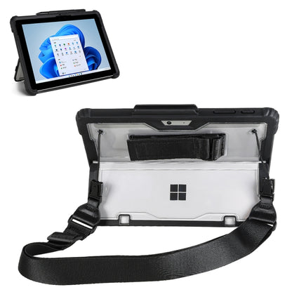 For MicroSoft Surface Go 1 / 2 / 3 Acrylic Transparent Hand Shoulder Strap Laptop Case - Other by PMC Jewellery | Online Shopping South Africa | PMC Jewellery | Buy Now Pay Later Mobicred