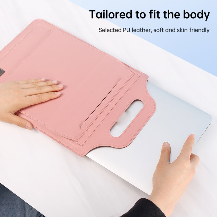 15 inch Multifunctional Mouse Pad Stand Handheld Laptop Bag(Blue) - free shipping - PMC Jewellery - Order now!