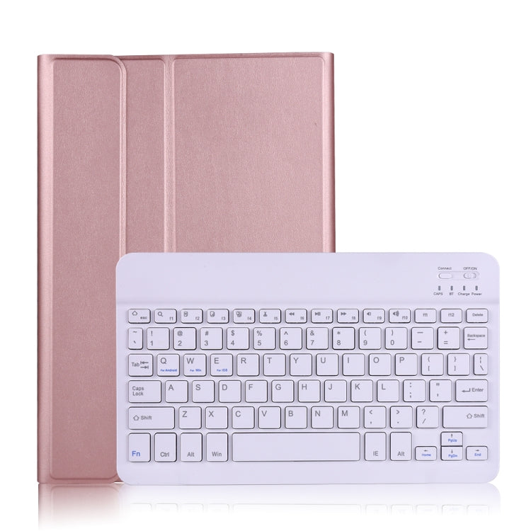 A700 Ultra-thin Bluetooth Keyboard Leather Case For Samsung Galaxy Tab S8 11 inch SM-X700 / SM-X706(Rose Gold) - Samsung Keyboard by PMC TechLife | Online Shopping South Africa | PMC TechLife | Buy Now Pay Later Mobicred