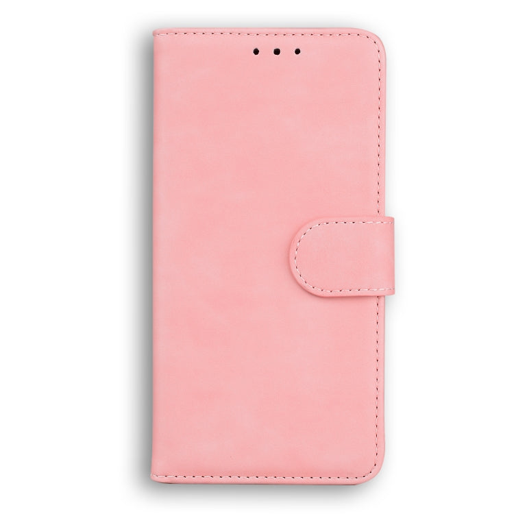 For Blackview A60 Skin Feel Pure Color Flip Leather Phone Case(Pink) - More Brand by PMC TechLife | Online Shopping South Africa | PMC TechLife | Buy Now Pay Later Mobicred