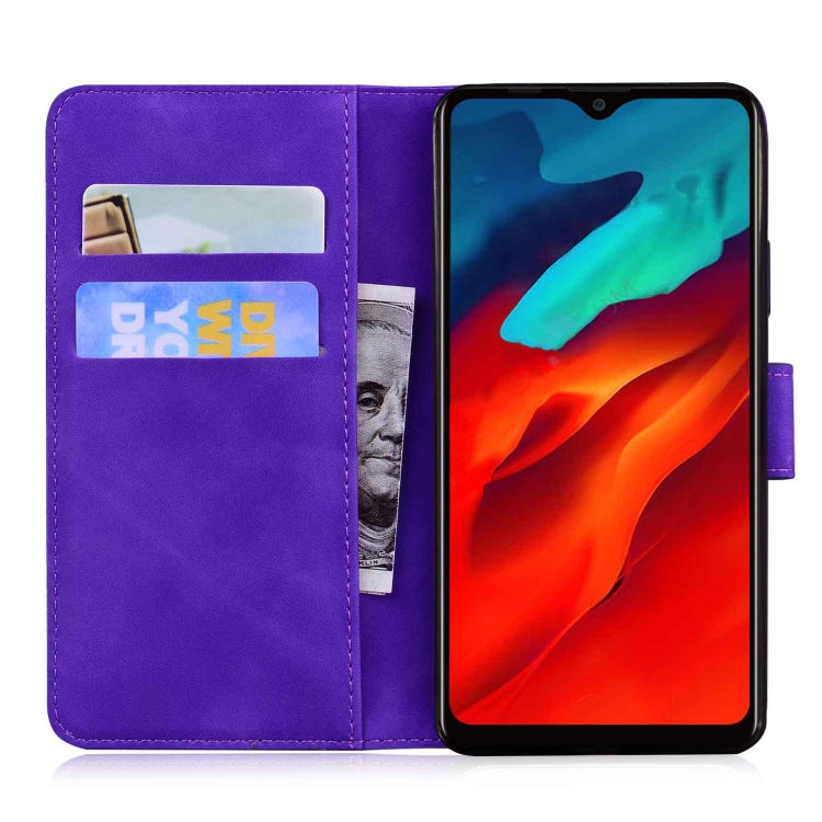 For Blackview A80 Pro Skin Feel Pure Color Flip Leather Phone Case(Purple) - free shipping - PMC TechLife - Order now!