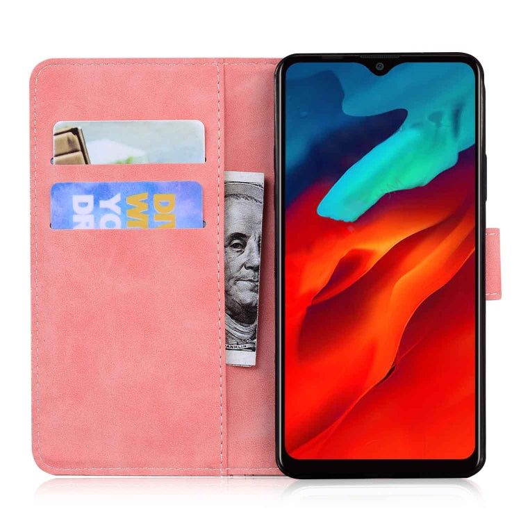 For Blackview A80 Pro Skin Feel Pure Color Flip Leather Phone Case(Pink) - More Brand by PMC TechLife | Online Shopping South Africa | PMC TechLife | Buy Now Pay Later Mobicred
