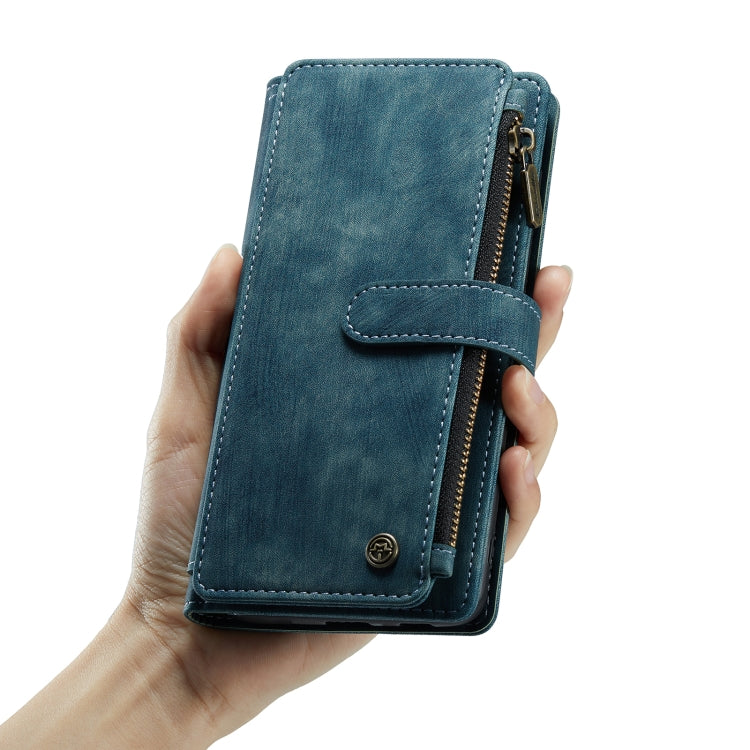 For Samsung Galaxy A53 5G CaseMe C30 Multifunctional Phone Leather Case with Holder & Card Slot & Wallet(Blue) - Galaxy Phone Cases by CaseMe | Online Shopping South Africa | PMC Jewellery | Buy Now Pay Later Mobicred