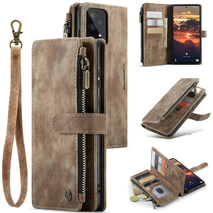 For Samsung Galaxy A53 5G CaseMe C30 Multifunctional Phone Leather Case with Holder & Card Slot & Wallet(Brown) - Galaxy Phone Cases by CaseMe | Online Shopping South Africa | PMC Jewellery | Buy Now Pay Later Mobicred