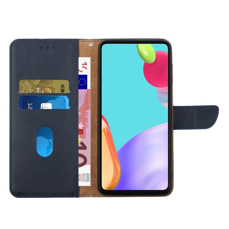 For Sony Xperia 10 IV Genuine Leather Fingerprint-proof Flip Phone Case(Blue) - Sony Cases by PMC TechLife | Online Shopping South Africa | PMC TechLife | Buy Now Pay Later Mobicred