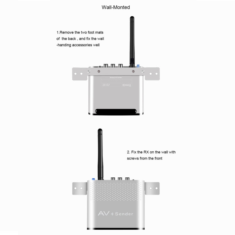 Measy AV530-2 5.8GHz Wireless Audio / Video Transmitter + 2 Receiver, Transmission Distance: 300m, AU Plug - Set Top Box & Accessories by Measy | Online Shopping South Africa | PMC Jewellery | Buy Now Pay Later Mobicred