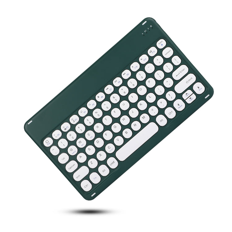 X4 Universal Round Keys Panel Spray Color Bluetooth Keyboard(Dark Night Green) - Universal Keyboard by PMC Jewellery | Online Shopping South Africa | PMC Jewellery