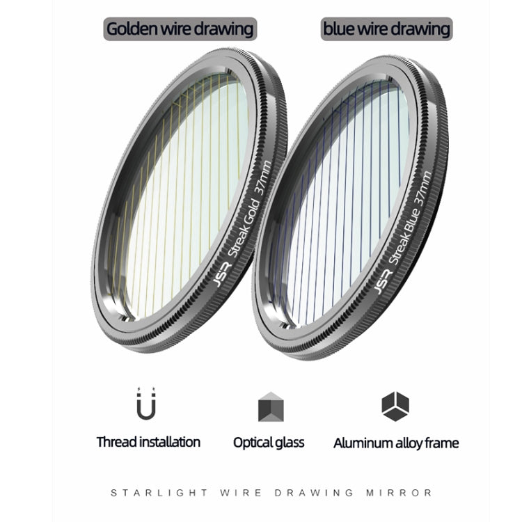 JSR Starlight Drawing Camera Lens Filter, Size:67mm(Streak Blue) - free shipping - PMC TechLife - Order now!