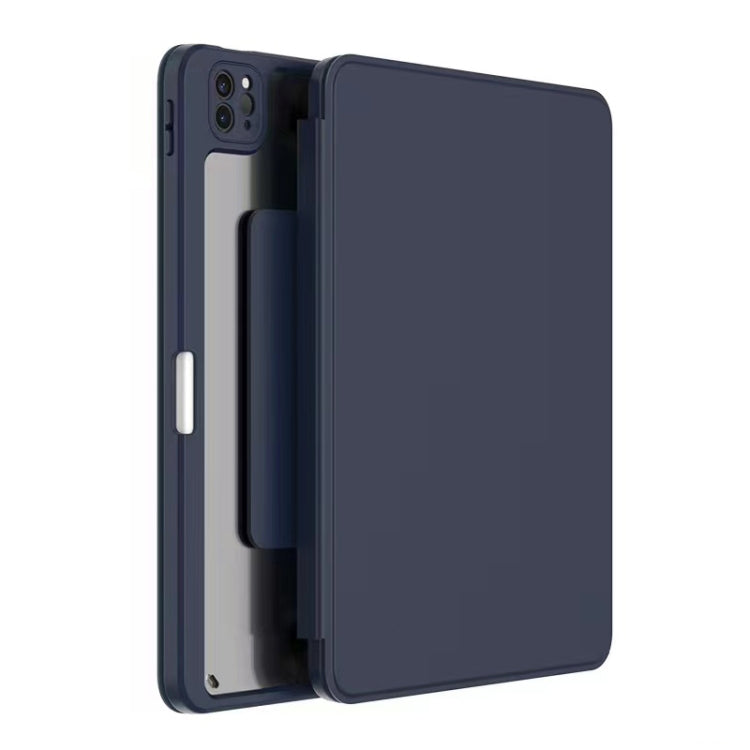 For iPad 10.2 2021 / 2020 / 2019 Mutural Jianshang Series Tablet Leather Smart Case(Dark Blue) - free shipping - PMC TechLife - Order now!