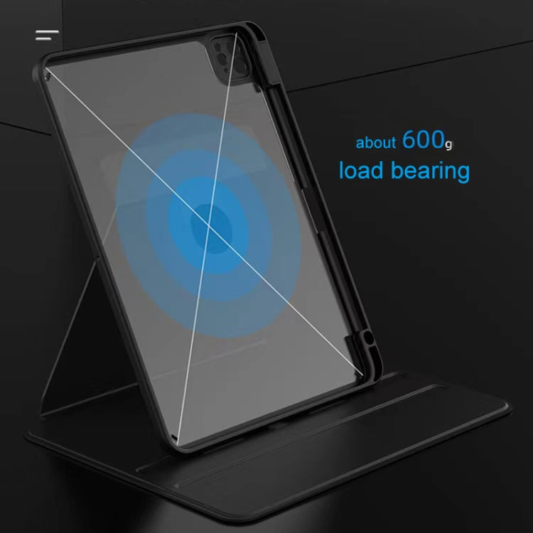 For iPad 10.2 2021 / 2020 / 2019 Mutural Jianshang Series Tablet Leather Smart Case(Black) - free shipping - PMC TechLife - Order now!