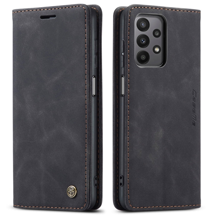 For Samsung Galaxy A23 CaseMe 013 Multifunctional Horizontal Flip Leather Phone Case(Black) - Galaxy Phone Cases by CaseMe | Online Shopping South Africa | PMC Jewellery | Buy Now Pay Later Mobicred