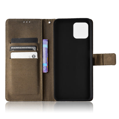 For Blackview A95 Diamond Texture Leather Phone Case(Brown) - More Brand by PMC Jewellery | Online Shopping South Africa | PMC Jewellery | Buy Now Pay Later Mobicred