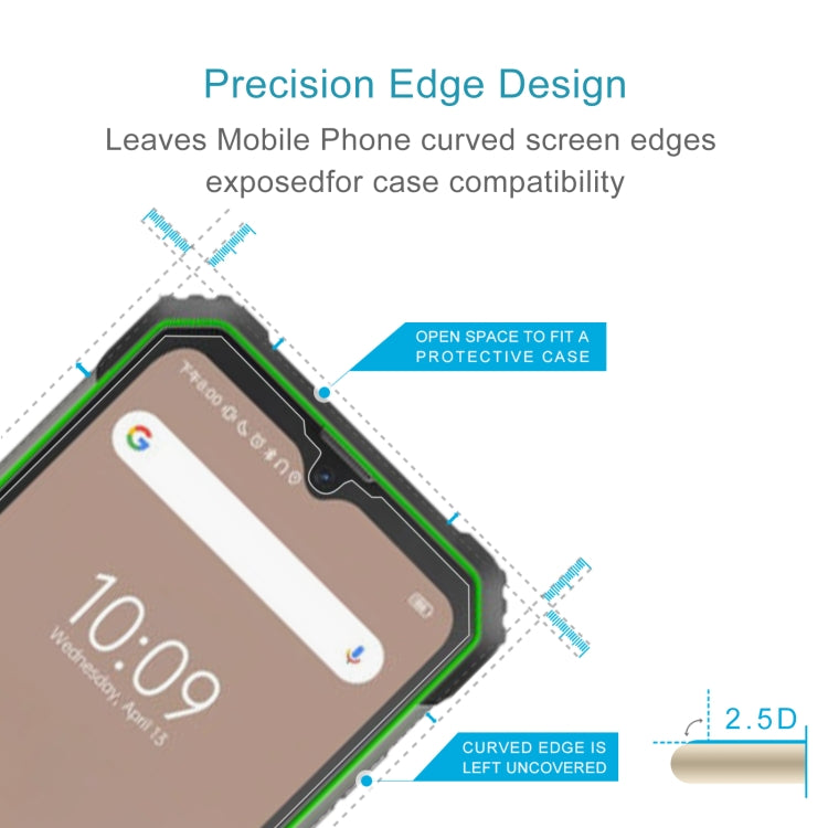 50 PCS 0.26mm 9H 2.5D Tempered Glass Film For Blackview BL8800 5G - Others by PMC TechLife | Online Shopping South Africa | PMC TechLife