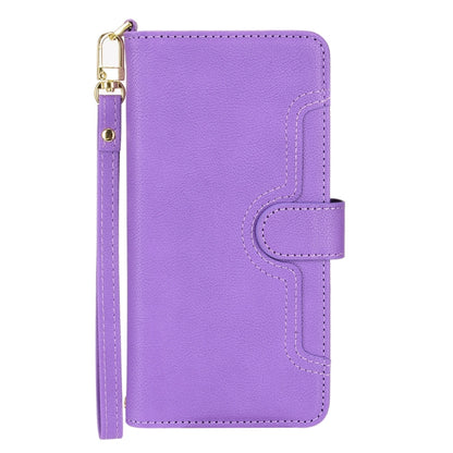 For Doogee S88 Pro / S88 Plus Litchi Texture Zipper Leather Phone Case(Purple) - Doogee Cases by PMC Jewellery | Online Shopping South Africa | PMC Jewellery | Buy Now Pay Later Mobicred