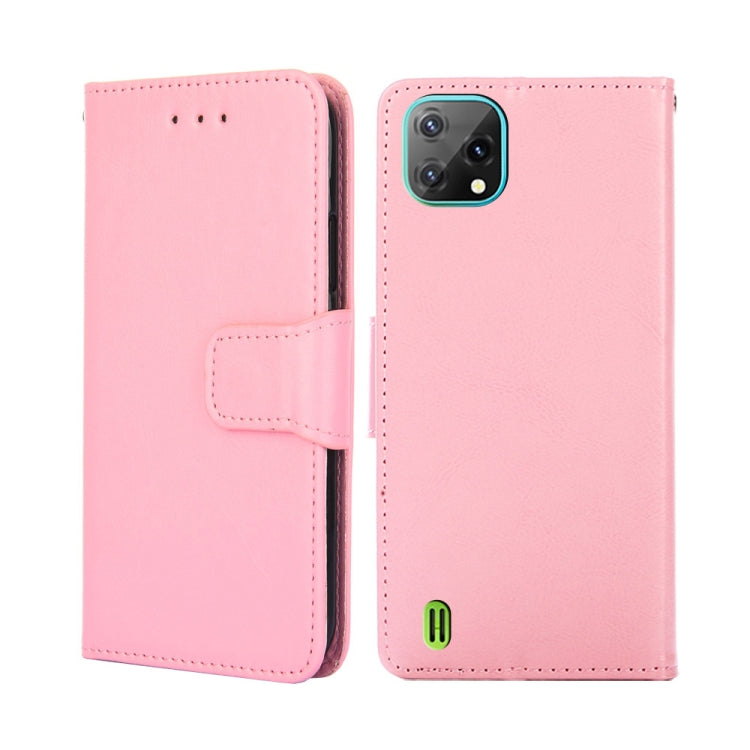 For Blackview A55 Crystal Texture Leather Phone Case(Pink) - More Brand by PMC Jewellery | Online Shopping South Africa | PMC Jewellery | Buy Now Pay Later Mobicred