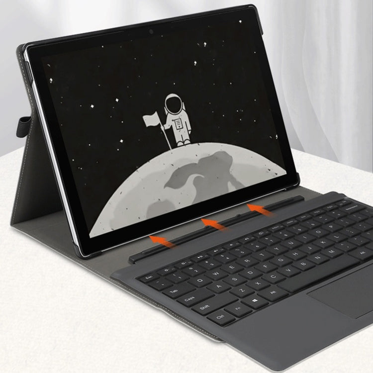 For MicroSoft Surface Pro 8 Deer Head Pattern Tablet Leather Case(Grey) - Others by PMC Jewellery | Online Shopping South Africa | PMC Jewellery | Buy Now Pay Later Mobicred