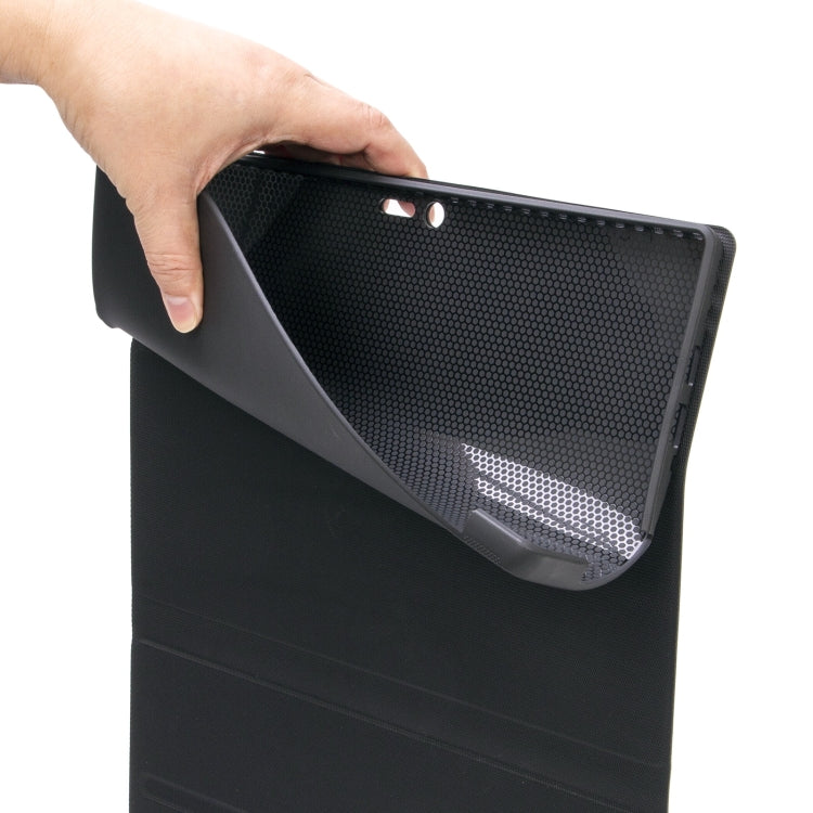 SF128 Tree Texture Bluetooth Keyboard Leather Tablet Case For Microsoft Surface Pro 8(Black) - Others Keyboard by PMC TechLife | Online Shopping South Africa | PMC TechLife