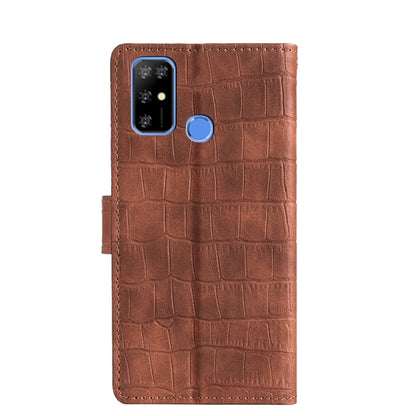 For Doogee X96 Pro Skin Feel Crocodile Magnetic Clasp Leather Phone Case(Brown) - Doogee Cases by PMC Jewellery | Online Shopping South Africa | PMC Jewellery | Buy Now Pay Later Mobicred