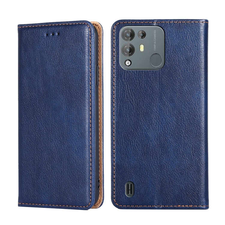 For Blackview A55 Pro Pure Color Magnetic Leather Phone Case(Blue) - More Brand by PMC Jewellery | Online Shopping South Africa | PMC Jewellery | Buy Now Pay Later Mobicred