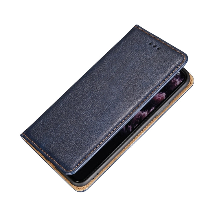 For Blackview A55 Pro Pure Color Magnetic Leather Phone Case(Blue) - More Brand by PMC Jewellery | Online Shopping South Africa | PMC Jewellery | Buy Now Pay Later Mobicred