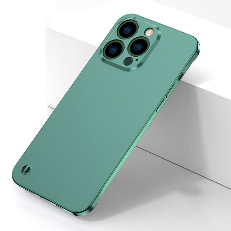 For iPhone 13 Pro Electroplating Frosted Frameless Phone Case (Green) - iPhone 13 Pro Cases by PMC Jewellery | Online Shopping South Africa | PMC Jewellery | Buy Now Pay Later Mobicred