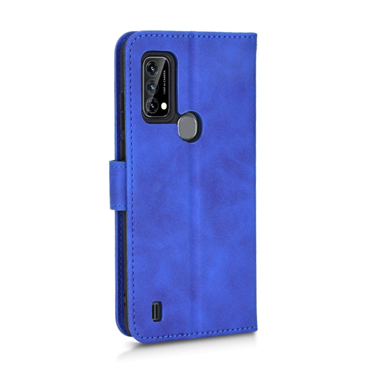 For Blackview A50 Skin Feel Magnetic Flip Leather Phone Case(Blue) - More Brand by PMC Jewellery | Online Shopping South Africa | PMC Jewellery | Buy Now Pay Later Mobicred