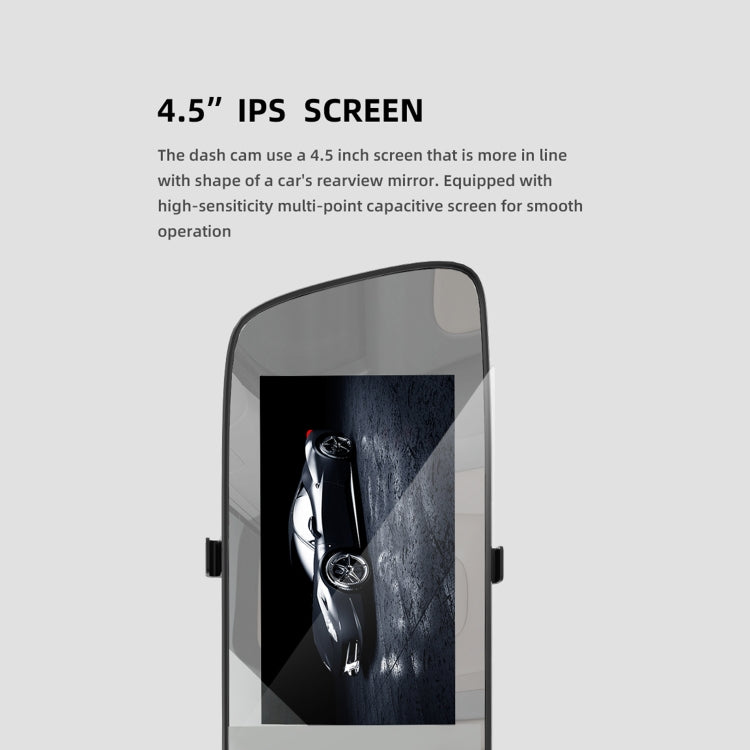 Anytek A5+ 4.5 inch FHD 1920x1080P Car Front & Rearview Mirror DVR Camera - Car DVRs by PMC TechLife | Online Shopping South Africa | PMC TechLife | Buy Now Pay Later Mobicred