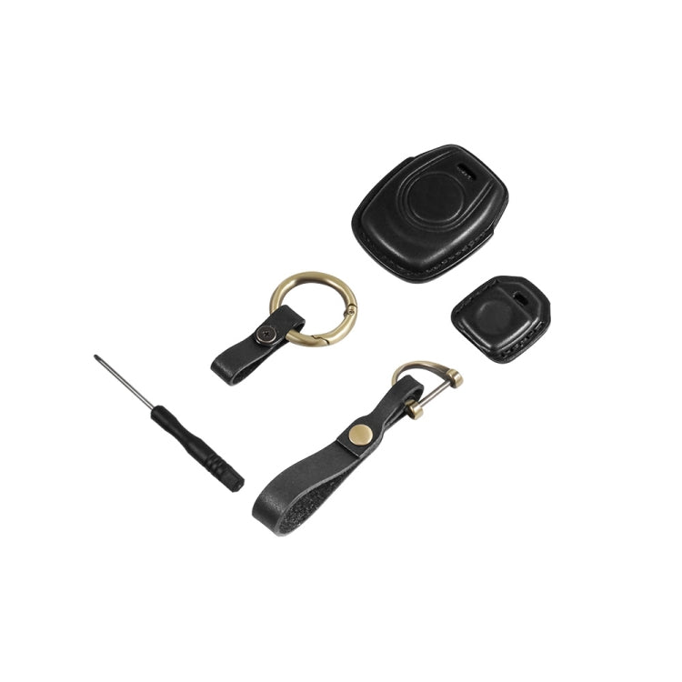 HP-A009 Motorcycle Cowhide Leather Induction Key Protective Cover for Harley Sportster S(Green) - Bags & Luggages by PMC TechLife | Online Shopping South Africa | PMC TechLife | Buy Now Pay Later Mobicred