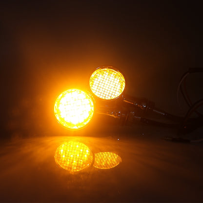 Z008 1 Pair 12V Modified Universal Motorcycle LED Turn Signal, Light Color:Yellow Light(Black) - Turn Signal by PMC Jewellery | Online Shopping South Africa | PMC Jewellery | Buy Now Pay Later Mobicred